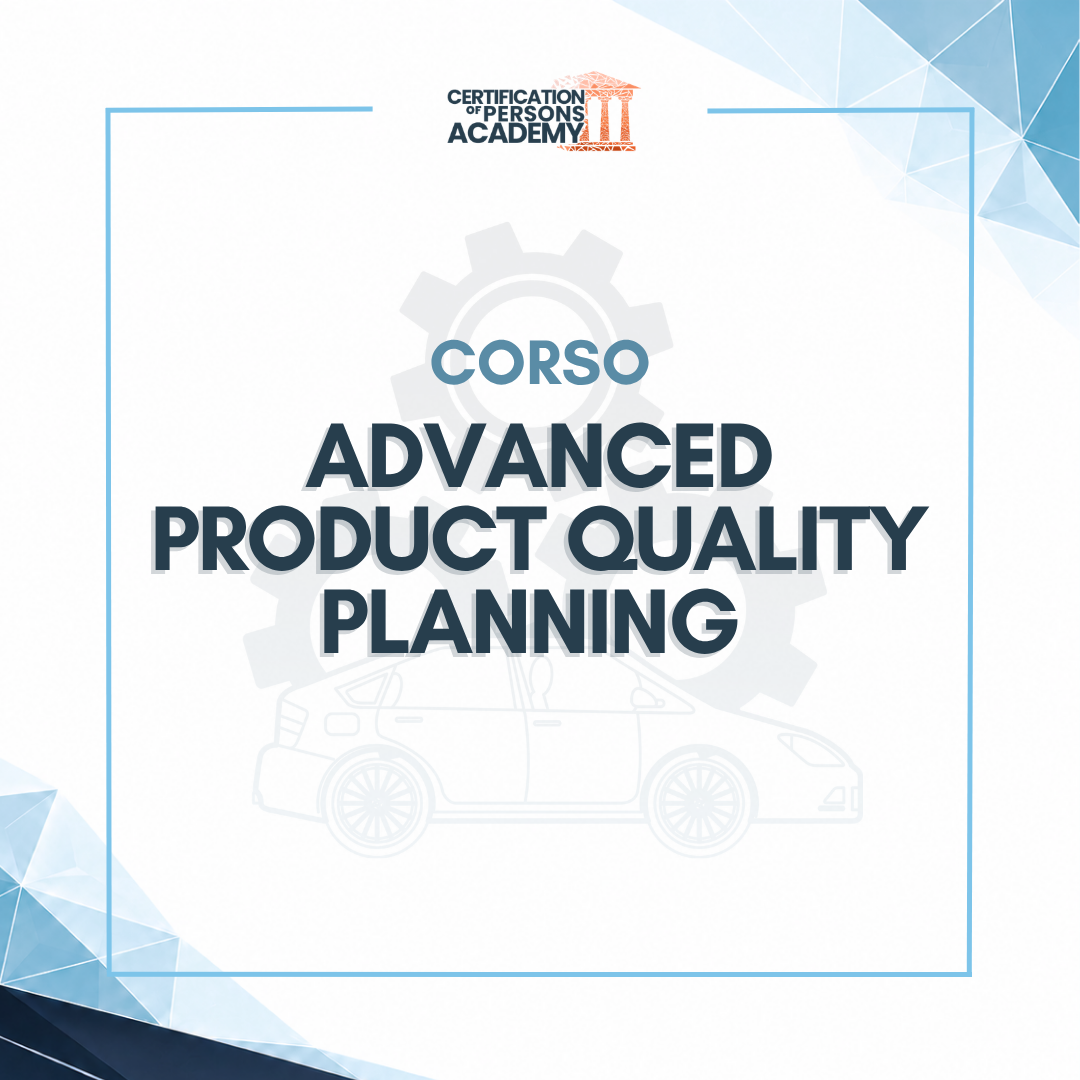 Corso Advanced Product Quality Planning (APQP)